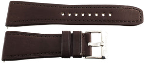 RAYMOND WEIL DON GIOVANNI 28MM DARK BROWN LEATHER WATCH BAND STRAP