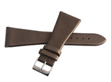 LOCMAN Men's 28mm Brown Fabric Silver Buckle Band