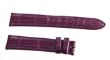 LOCMAN WOMENS 18MM Purple ALLIGATOR LEATHER WATCH BAND STRAP