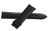 Zenith 22mm x 18mm Black Alligator Leather Watch Band 22-492