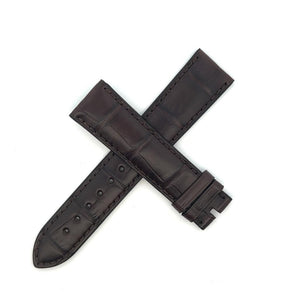 Genuine Chopard 20mm x 18mm Dark Brown Alligator Watch Band Strap