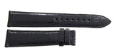 Zenith 22mm x 18mm Black Alligator Leather Watch Band 22-492