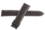 Genuine Longines 21mm x 18mm Brown Alligator Leather Watch Band Strap L682110300