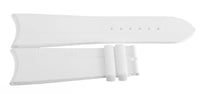 Greubel Forsey 24mm x 20mm White Rubber Watch Band Strap