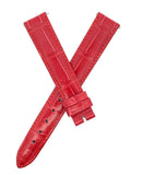 16mm LOCMAN RED ALLIGATOR LEATHER WOMEN'S WATCH BAND 16R