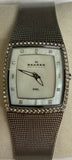 Skagen White Mother of Pearl Dial Stainless Steel Bracelet Women's Watch 384SSS