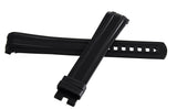 Omega Seamaster 21mm x 18mm Black Rubber Watch Band Strap IIJ CV012236