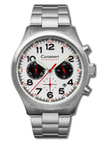 CORTEBERT Men's Chronograph White Dial Men's Watch  CB-3009