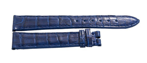 Genuine Chopard 17mm x 14mm Blue Alligator Watch Band Strap 070B0201-0141