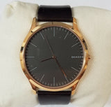 Skagen SKW6330 Jorn Dark Grey Dial Brown Leather Strap Men's Watch