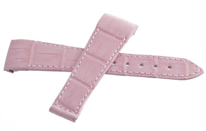 Genuine Chopard 22mm x 16mm Pink Alligator Leather Watch Band Strap