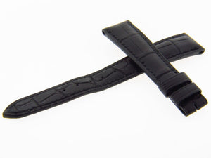 Genuine Roger Dubuis 18mm x 14mm Long Black Leather Watch Band Strap