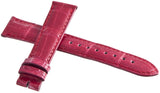 Locman Women's 18MM Red Alligator Leather Watch Band