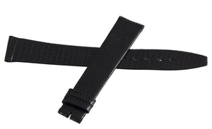 Girard Perregaux 16mm x 14mm Black Lizard Leather Watch Band Strap