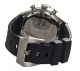 Nautica Brown Dial Black Rubber Chronograph Watch N16582G