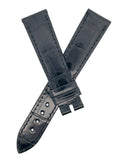 Chopard 19mm x 16mm Black Glossy Alligator Watch Band 115/075 B0200-0094
