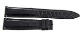 Ulysse Nardin 20mm x 16mm Black Alligator Leather Watch Band 3E06