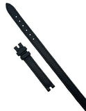 Chopard 10mm x 10mm Black Genuine Leather Women's Watch Band 065/270