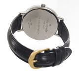 Kate Spade New York Ladies White Mop Dial Black Leather Band Watch 0848