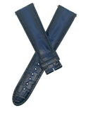 Montblanc Men's 22mm x 18mm Dark Blue Alligator Leather Watch Band Strap FBE