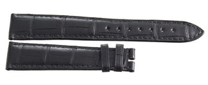 Genuine Chopard 20mm x 16mm Black Alligator Watch Band Strap 080 B0200-0390