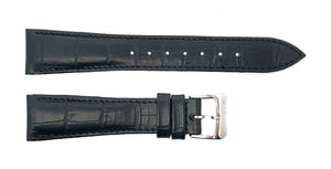 Raymond Weil 18mm x 16mm Black Alligator Pattern Leather Watch Strap Band