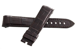 Genuine Arnold & Son 24mm x 20mm Brown Alligator Leather Watch Band Strap