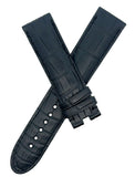 Montblanc Men's 21mm x 20mm Black Alligator Leather Watch Band FTK