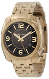 Vince Camuto Men's VC/1000GP The Pilot Black Dial Gold-Tone Watch