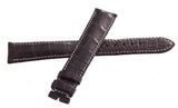 Chronoswiss 18mm x 16mm Dark Brown  Alligator Leather Watch Band Strap CL