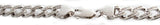 Sterling Silver Men's Pave Cz Cuban Link Chain 36"  10mm Wide 140 Gr