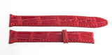 LOCMAN WOMEN'S 18mm x 14mm Red Alligator Watch Band Strap