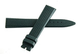 Chopard 19mm x 16mm Green Rubber Silicone Women's Watch Band Strap