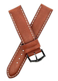 Rotary Men's 20mm Brown Genuine Leather Black Buckle Watch Strap Band