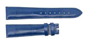 Chopard 20mm x 16mm Blue Alligator Shiny Watch Band Strap B0201-0345