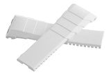 Gerald Genta Men's 28mm x 20mm White Rubber Replacement Band Strap