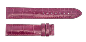 Montblanc Women's 17mm x 16mm Purple Leather Watch Band Strap FRB