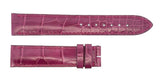 Montblanc Women's 17mm x 16mm Purple Leather Watch Band Strap FRB