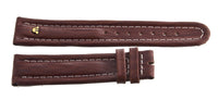 Maurice Lacroix 20mm x 19mm Brown Leather Watch Band Strap