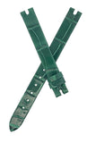 Chopard 10mm x 10mm Green Alligator Women's Watch Band 105/70