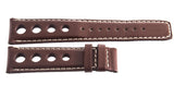 Tissot 20mm x 18mm Brown Leather Watch Band Strap