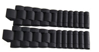 Genuine Chaumet 28mm x 23mm Black Rubber Watch Band Strap