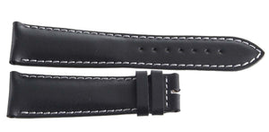 Tissot 22mm x 18mm  Black Leather Watch Band Strap T600028731