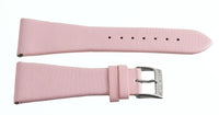 LOCMAN Men's 28mm x 18mm Pink Fabric Silver Buckle Band