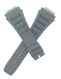 Richard Mille 19mm x 18mm Gray  Rubber Watch Band Strap 11L OEM Genuine