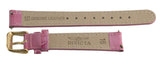 Invicta 16mm x 14mm Pink Alligator Leather Gold Buckle Watch Band