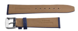 Baume & Mercier 18mm Navy Blue Calfskin Watch Band Strap