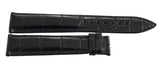 Ulysse Nardin 21mm x 18mm Black Alligator Leather Watch Band 119