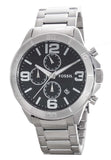 Fossil BQ2182 Black Dial Stainless Steel Chronograph Men's Watch