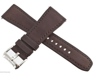 RAYMOND WEIL DON GIOVANNI 28MM DARK BROWN LEATHER WATCH BAND STRAP